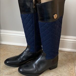 Tory Burch Tall Boots Black leather